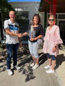 Frau Geißler als Elternbeiratsvorsitzende verabschiedet