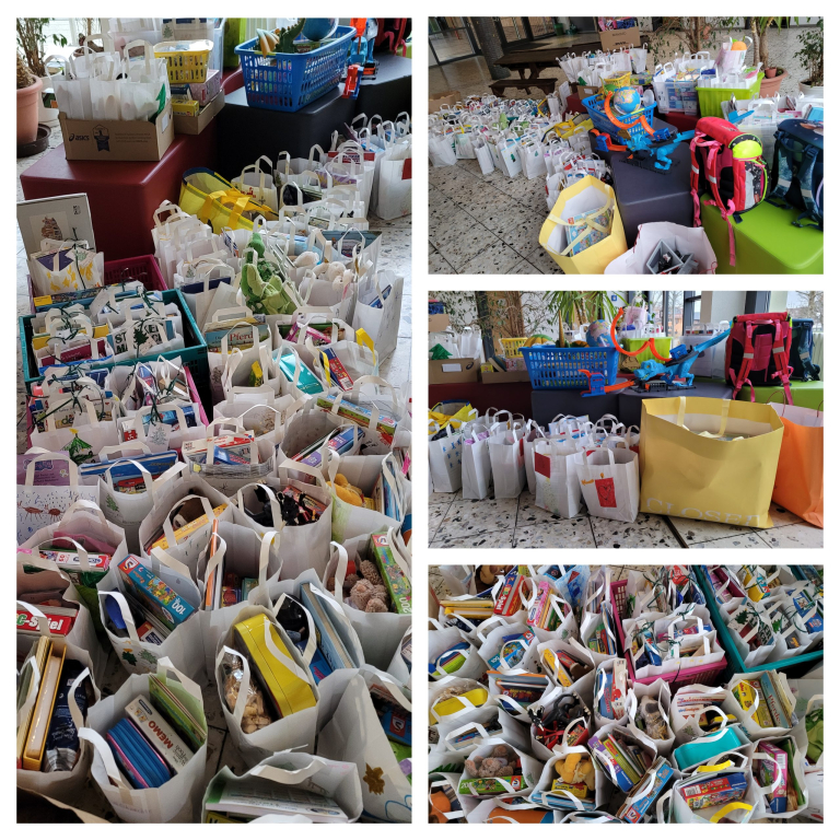 Spendenaktion in der Vorweihnachtszeit