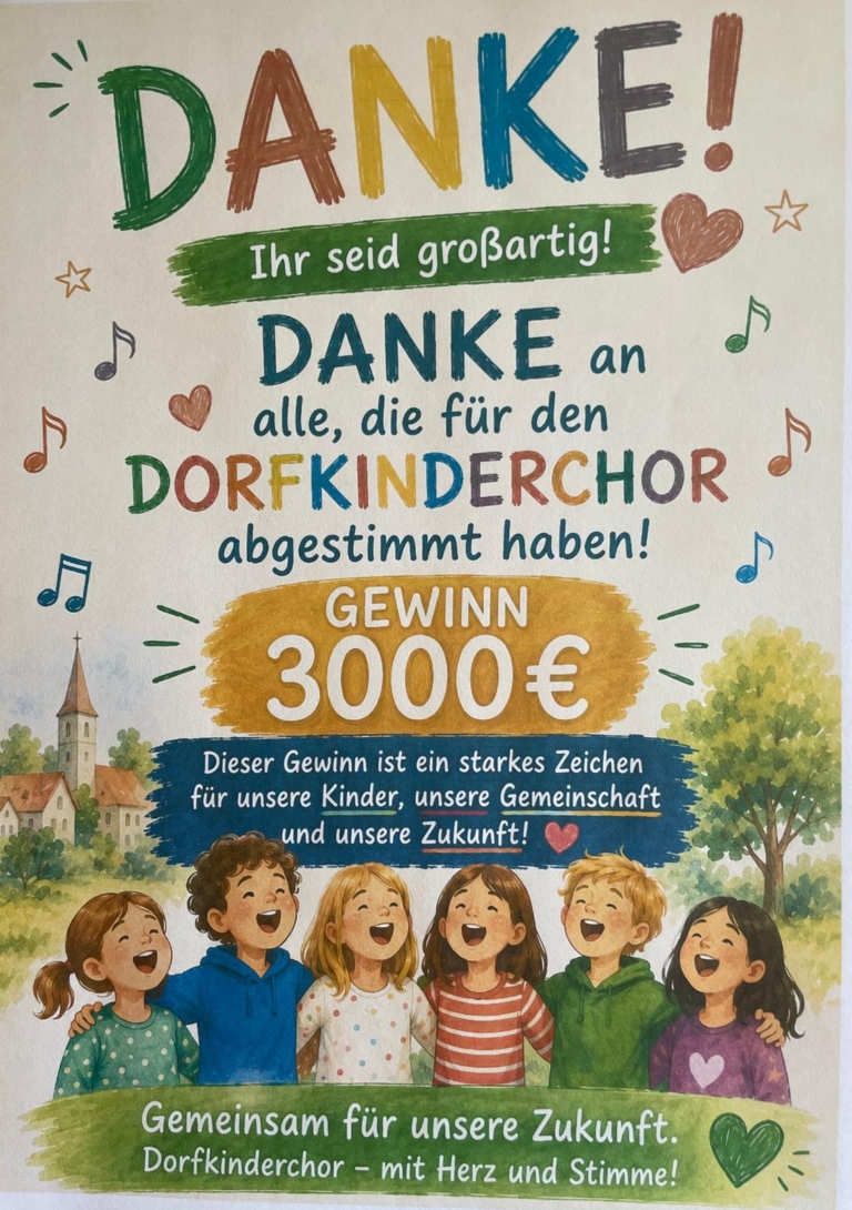 Unser Herzensprojekt – der Dorfkinderchor